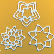 Porzellansterne-Set